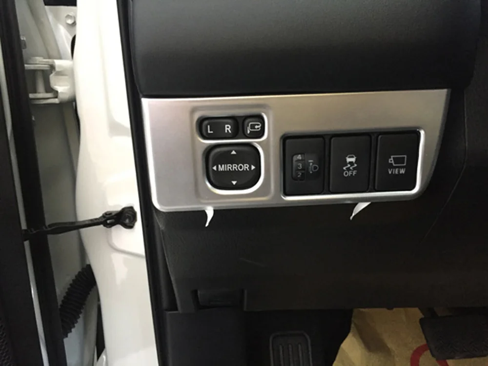 Для Toyota RAV4 2016 ABS Хромированная головной светильник переключатель Управление