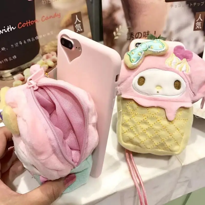 Портмоне Телефона Чехол Для iPhone 7 Plus 6 s Плюс 5S 5 SE Мультфильм Милый Мороженое Кукла