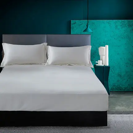 

1800TC Fitted sheet with elastic edclothes bed linens pillowcase fitted sheet set skrit of bed