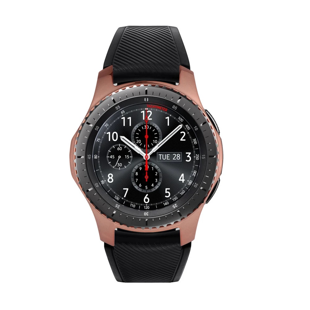Мягкий защитный чехол бампер из ТПУ с покрытием для Samsung Gear S3 frontier Сменный Чехол