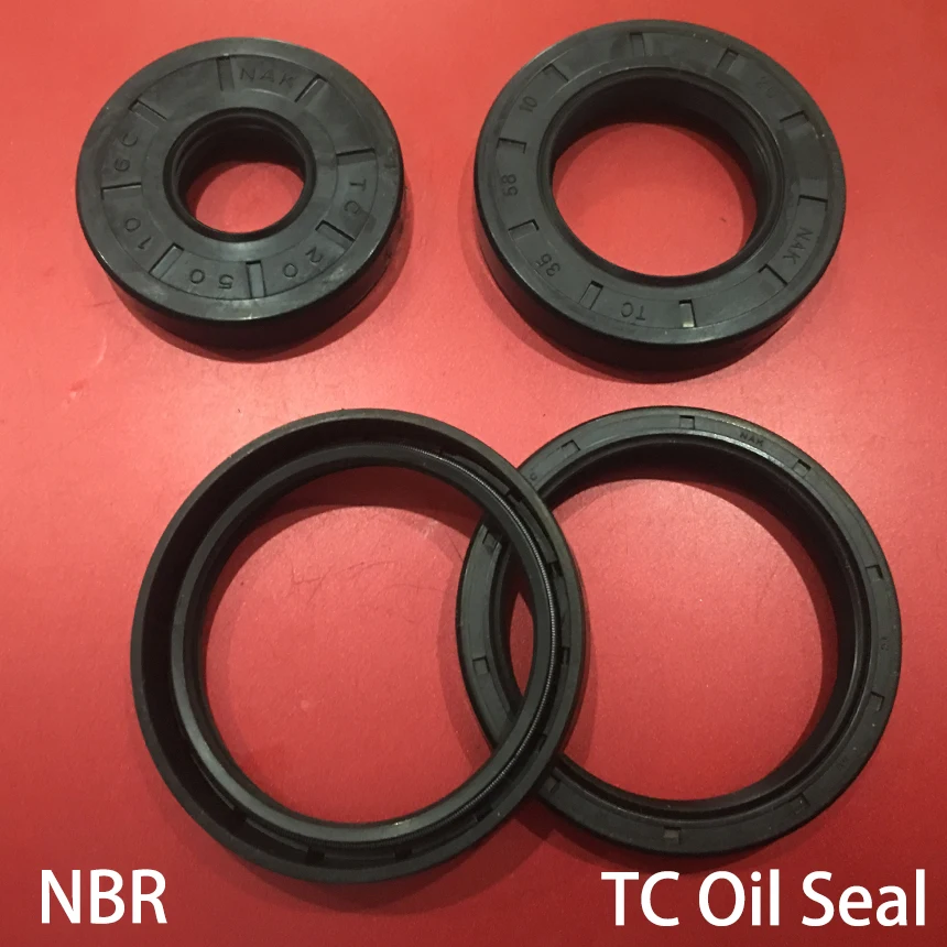 22*32*5/5.5/7/8 22x32x5/5.5/7/8 22*33*7/10 22x33x7/10 Nitrile Rubber NBR Spring Two Lip TC Gasket Radial Shaft Skeleton Oil Seal |
