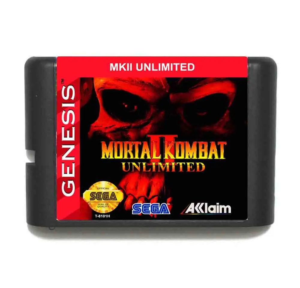 Mortal Kombat 16 бит MD карточная игра с коробку для Sega Megadrive/Genesis|mortal kombat ii|16 bitmd game |