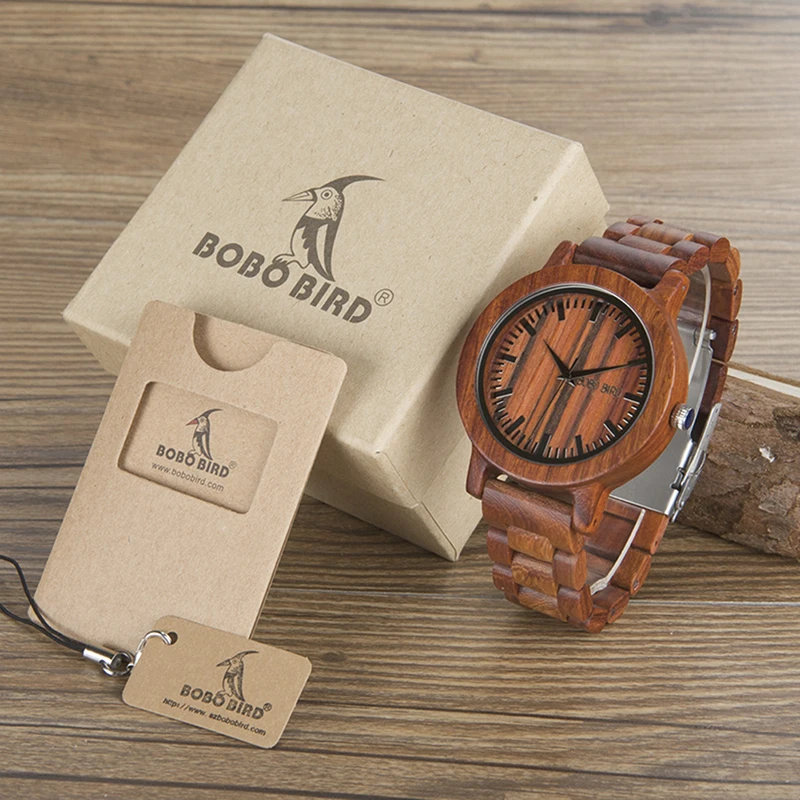 BOBO BIRD V-M10, Новое поступление, мужские часы из черного дерева, деревянный циферблат, все деревянные кварцевые наручные часы в подарочной коробке, reloj hombre