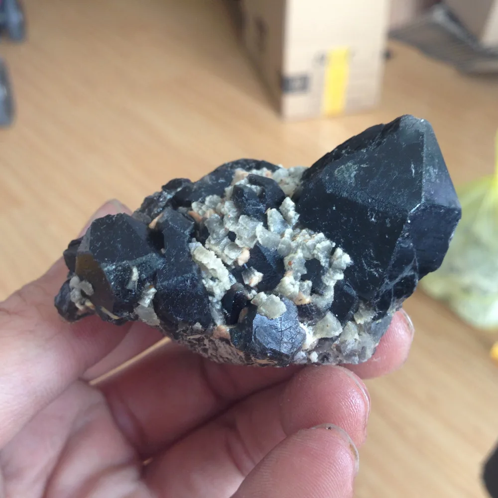 81 г натуральный черный кварцевый кристалл Кластерные точки смешанные образцы