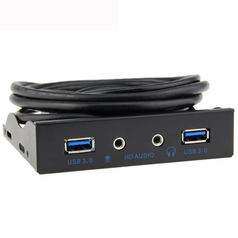 20pin к 2 портам USB 3 0 концентратор и HD аудио 5 в ПК гибкий кабель передней панели |