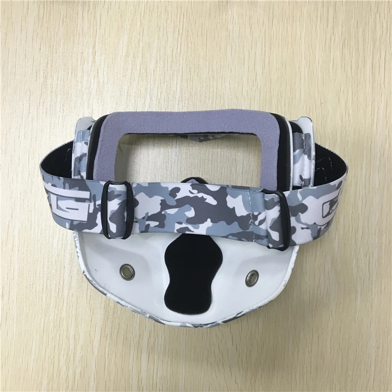 

New Motorcycle Mask Goggles Helmet Glasses Camo Street Fighter Motorcycle Motorbike Helmet Goggles fit Shark Helmet