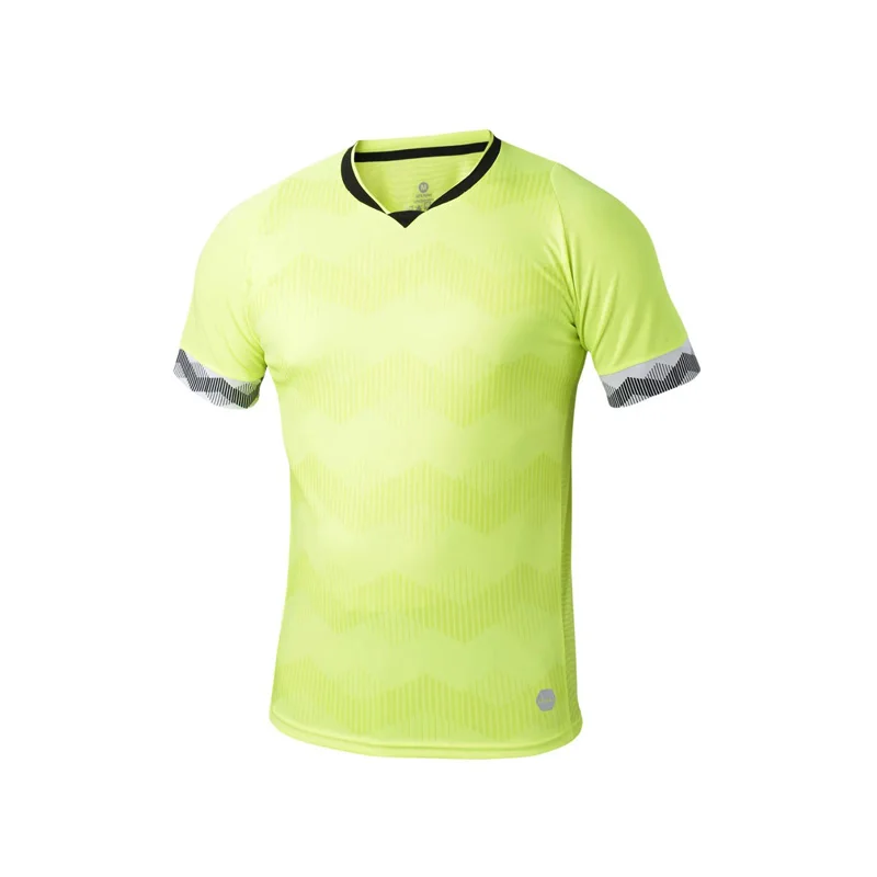 Мужские спортивные Дышащие Беговые наборы Джерси с коротким рукавом спортивная