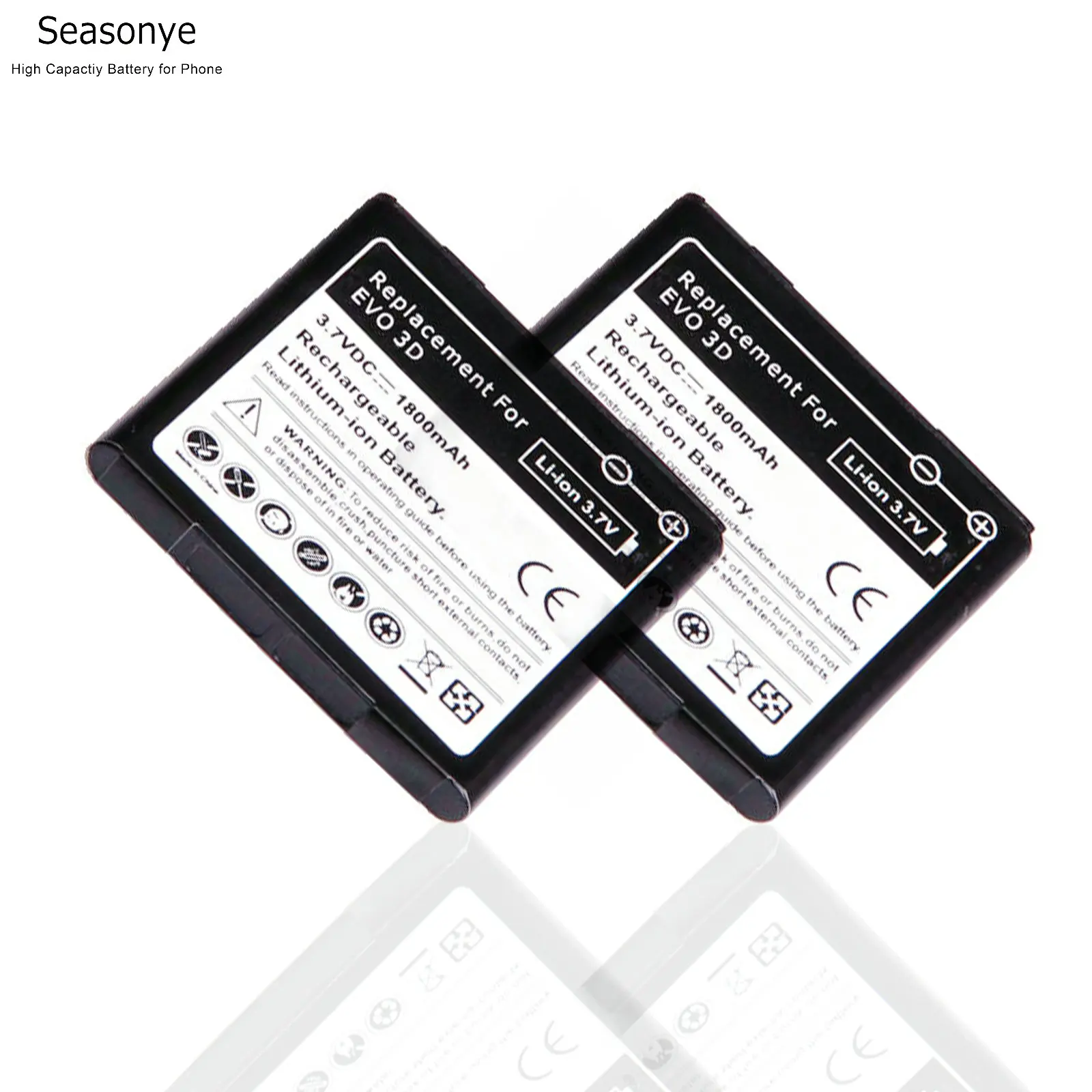 Seasonye 2 шт./лот 1800 мАч BG86100 Сменный аккумулятор для HTC Sensation XE 4G G14 Z710E Z710T EVO 3D X515M G17 G18