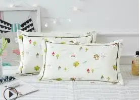 only pillowcase k 30*50 см, хлопок, детский чехол для подушки, детский чехол, подушка для новорожденного в виде животного, чехол, мультяшный конверт, Детская наволочка для мальчиков и девочек - Цвет: only pillowcase k