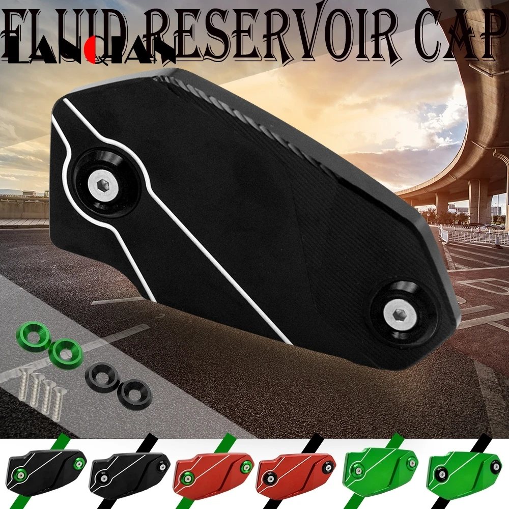 Новинка CNC алюминиевая крышка резервуара для тормозной жидкости Kawasaki Z800 13-16 ER6N ER6F