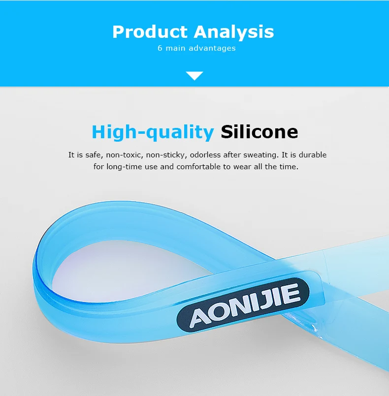 AONIJIE E4088 Регулируемый силиконовый спортивный ободок повязка для волос повязка для бега велоспорта йоги для бега трусцой для баскетбола фитнес-зала