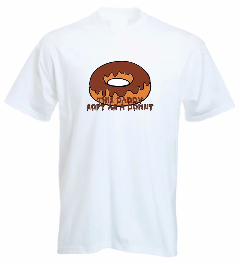 Футболка мужская с круглым вырезом модная хипстерская рубашка принтом пончика