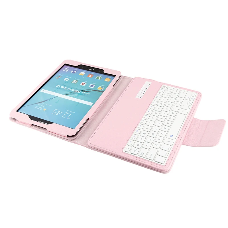 Для samsung Galaxy Tab S2 9 7 ''T810 T815 планшет съемный ABS Bluetooth клавиатура портфель кожаный