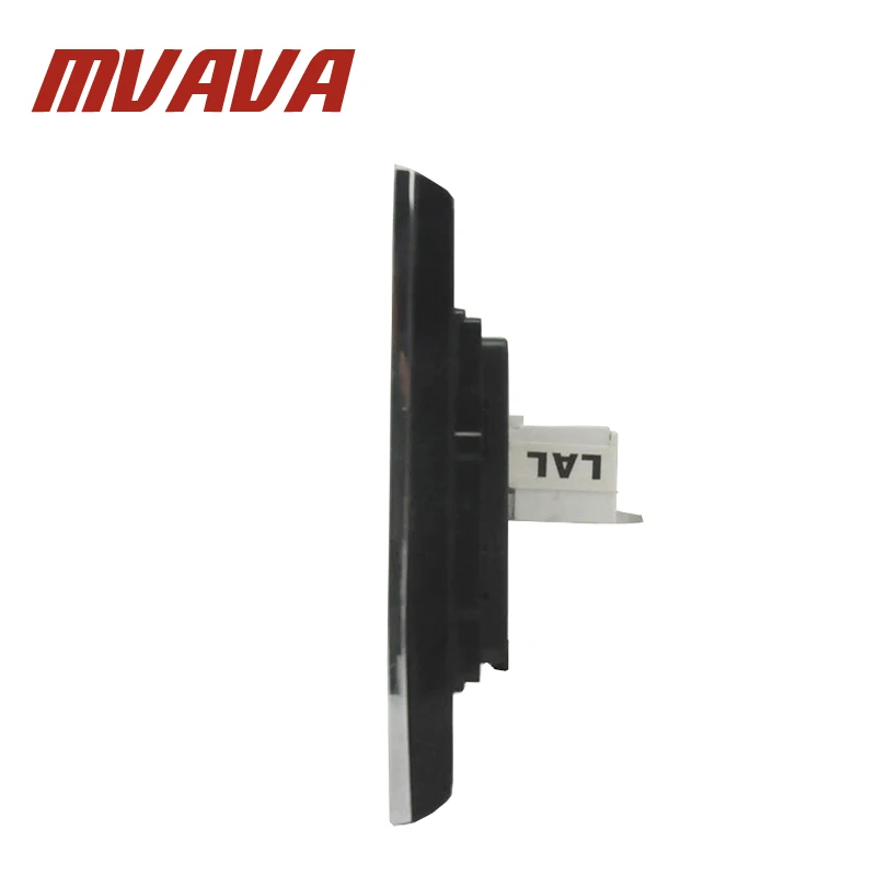 MVAVA разъем для передачи данных 110 250 В атласная металлическая рамка