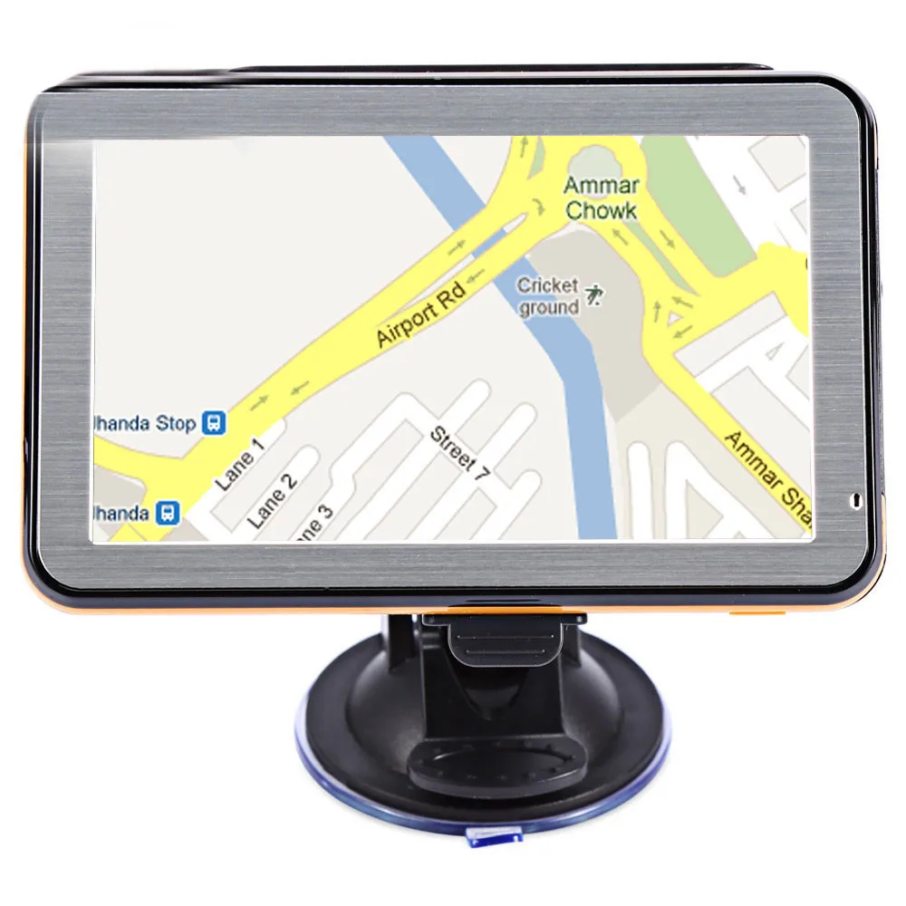 5-дюймовый автомобильный Gps навигатор резистивный экран нажатие на экран 8G 256 Mb Mp3/Mp4 голос управлять навигационное устройство