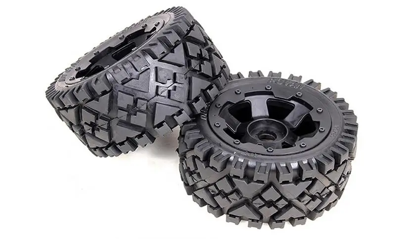 Задние шины/колеса KM Rovan HPI 5SC 5B ss Bajer KRAKEN X5 5R 2 шт. (170 мм X 80 мм)|hpi 5b|baja hpitire wheel |