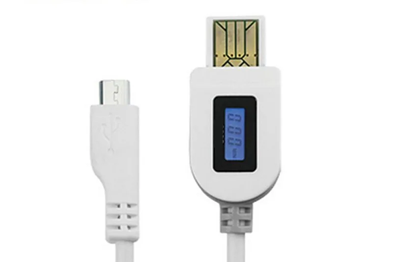 STOD Micro USB кабель ЖК-цифровой дисплей Напряжение тока время зарядки для samsung huawei zte Nexus Meizu LG зарядное устройство Доктор провод