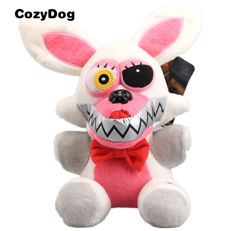19CM NightmareMangle Игра Пять ночей у Фредди плюшевая мягкая игрушка кукла Fnaf лисица Фредди Чика клоун мангл Бонни Peluche Игрушки для детей подарок - Цвет: 19CM NightmareMangle