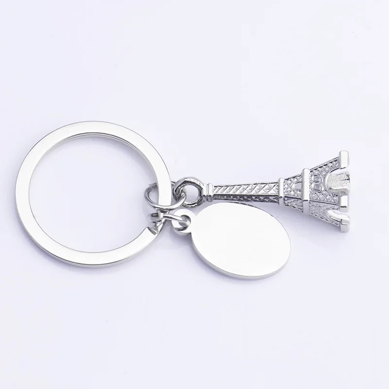 1 шт. Лидер продаж высококачественный мини брелок из сплава Эйфелева башня кольцо