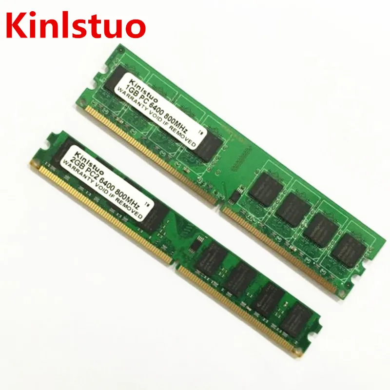 

Kinlstuo новая запечатанная память DDR2 800 МГц PC2-6400 2 ГБ для настольных ПК, совместимая со всеми материнскими платами ddr2, Бесплатная доставка!