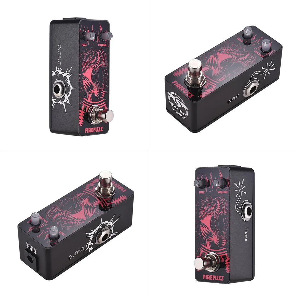 HLBY-SWIFF AP04 FIREFUZZ Guitar Effect Pedal Analog Fuzz True Bypass Metal Shell Parts &amp Accessories | Спорт и развлечения