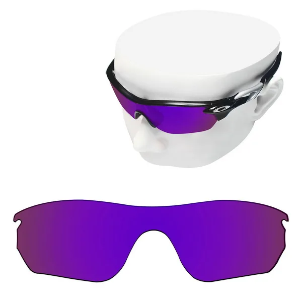 Purple Mirror Поляризованные Сменные линзы OOWLIT для солнцезащитных очков-Oakley Radarlock, края OO9183 - Цвет линз: Purple Mirror