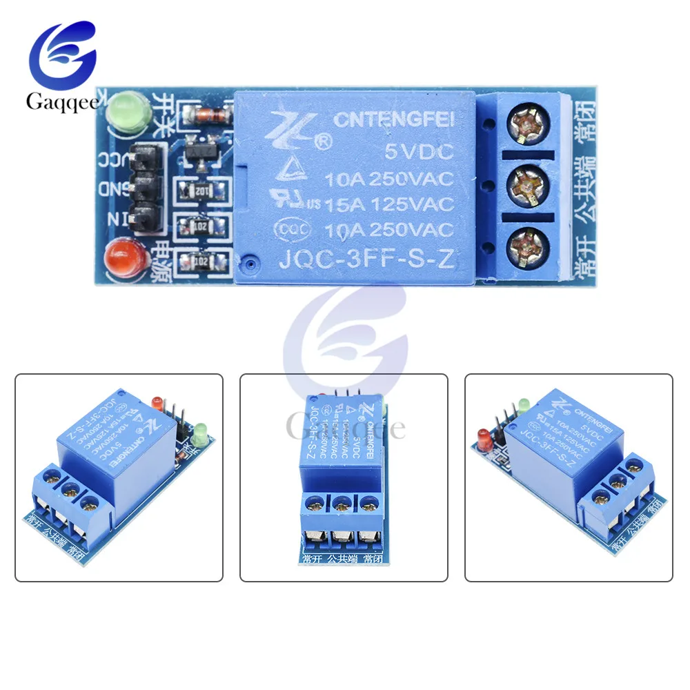 Релейный экран для Arduino AVR DSP ARM MCU DC AC 220 В 5 в постоянного тока 1-канальный модуль