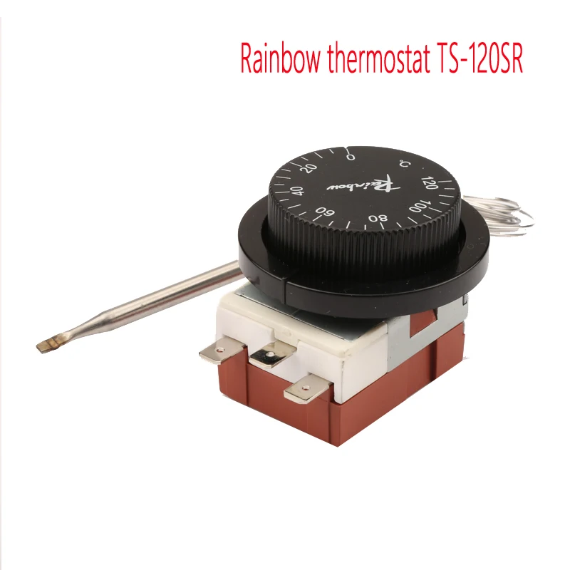 0-120 C Корея Радуга TS-120SR капиллярный термостат 3 pin отпускной Переключатель Регулируемая Температура 3-средства ухода за кожей стоп Температура контроллер