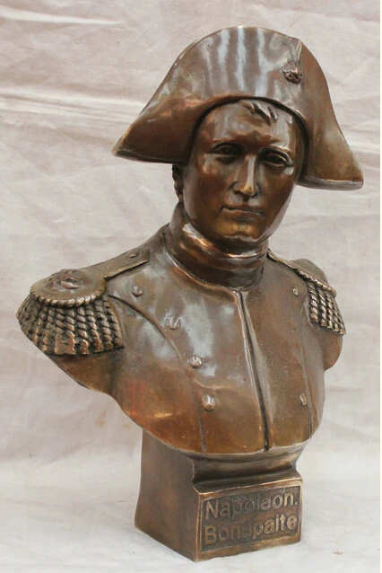 Франция медь Бонапарт воин милитаристская голова политика бюст статуя|statue|statue
