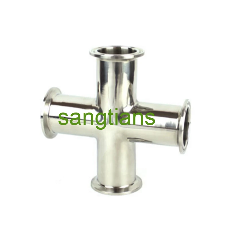 

2'' SS304 foodgrade sst equal cross 3a butt clamped ,Stainless steel SS304/316L Clamped cross,cross stainless steel