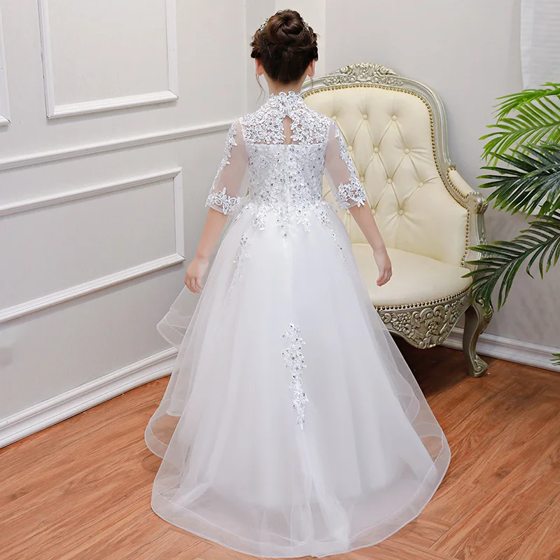 Платье для девочек белое торжеств на день рождения 2019 | Свадьбы и торжества