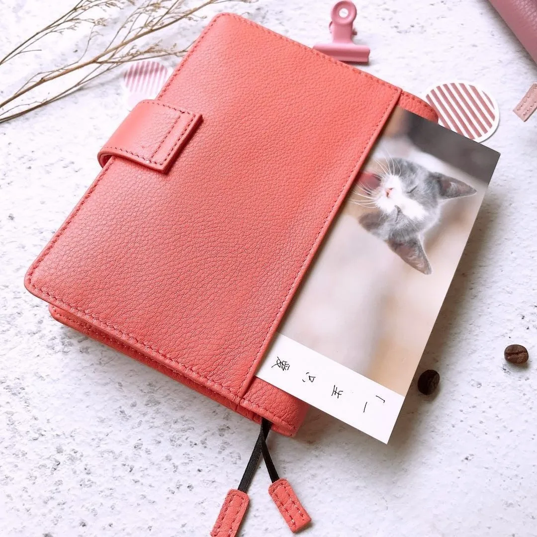 Classic Genuine Leather Softcover Journal Cover For Hobonichi Paper Book A6 Free Shipping