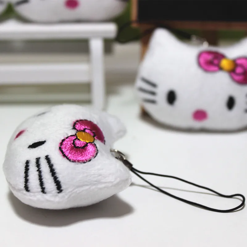 1 шт. плюшевая игрушка hello kitty маленький кулон детский подарок для вечеринки KT