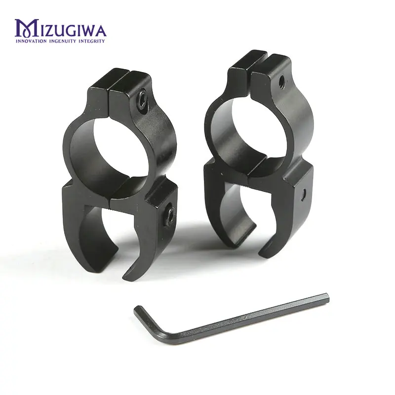 

MIZUGIWA 2PCS 25.4mm Rifle scope rail mount High Profile Riser Mount scope mount for hunting scope Flashlight Laser