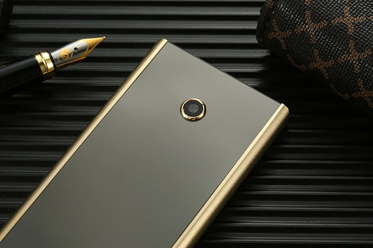 Роскошный Ультратонкий тонкий телефон с MP3, Bluetooth, двумя sim-картами, металлический корпус