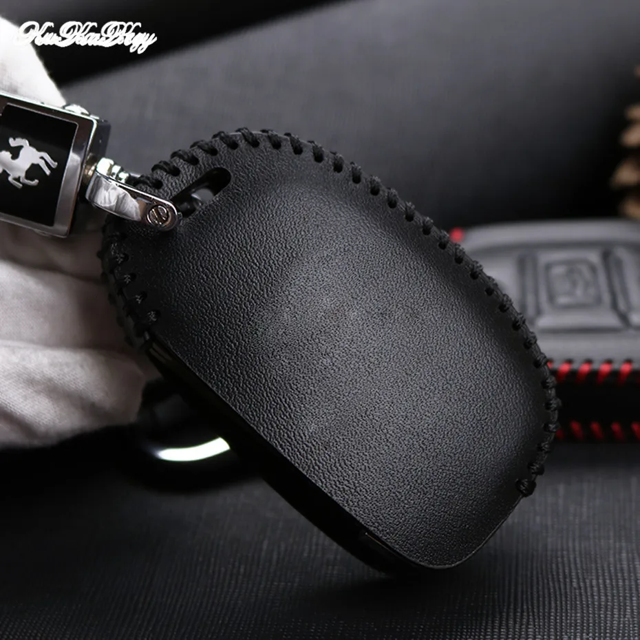 KUKAKEY кожаный чехол для автомобильного ключа Hyundai iX20 IX30 IX35 I40 Iix25 Tucson Elantra Verna Sonata