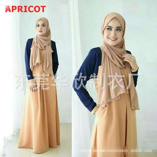 Новинка 2016 г. платье с аппликацией для девочек и абайя Caftan Arab Garment Abaya Turkey на