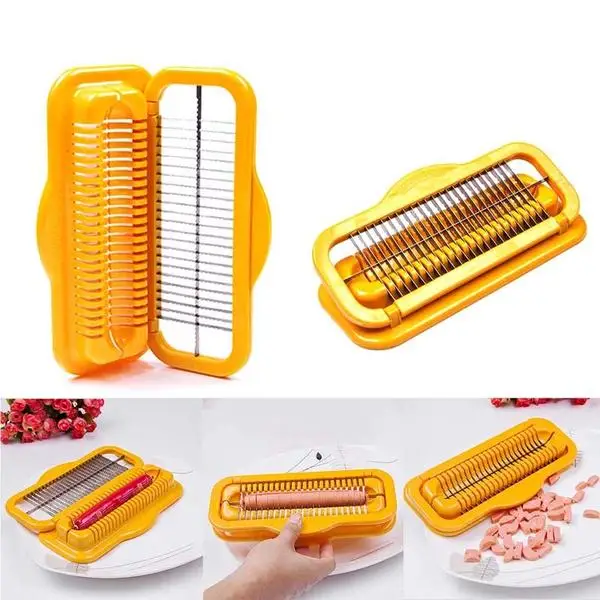 Домашние кухонные инструменты новые из нержавеющей стали Режущий колбасный