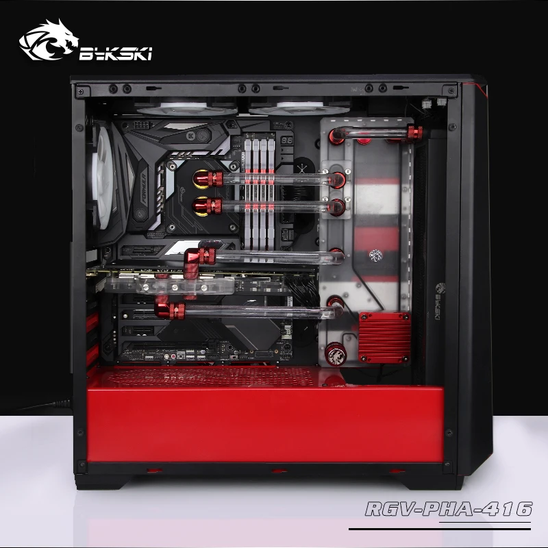 Акриловый бак BYKSKI для Phanteks 416 чехол компьютера/3PIN 5V D RGB / Combo DDC Pump охлаждение водный