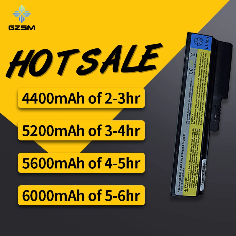 HSW Аккумулятор для ноутбука LENOVO a 3000 G430 G450 G455A G530 G550 G555 L08O6C02 L08S6C02 LO806D01 L08L6C02 L08L6Y02 bateria
