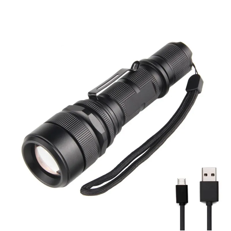 A Package 1000LM XM-L2 светодиодный USB фонарик Точечный светильник IPX65 водонепроницаемый высокой мощности портативный 5 режимов масштабируемый фонарь для кемпинга - Испускаемый цвет: A Package