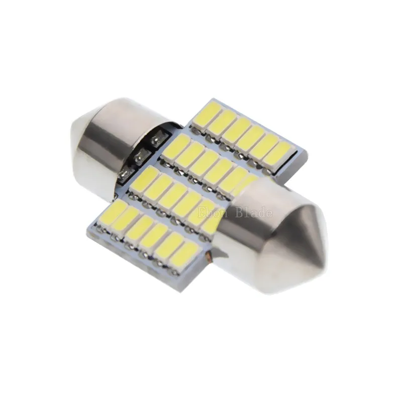 Светодиодная лампа C5W 12 В гирлянда 28 мм чип 3014 24 SMD 6000 К 2 шт.|Сигнальная лампа| |