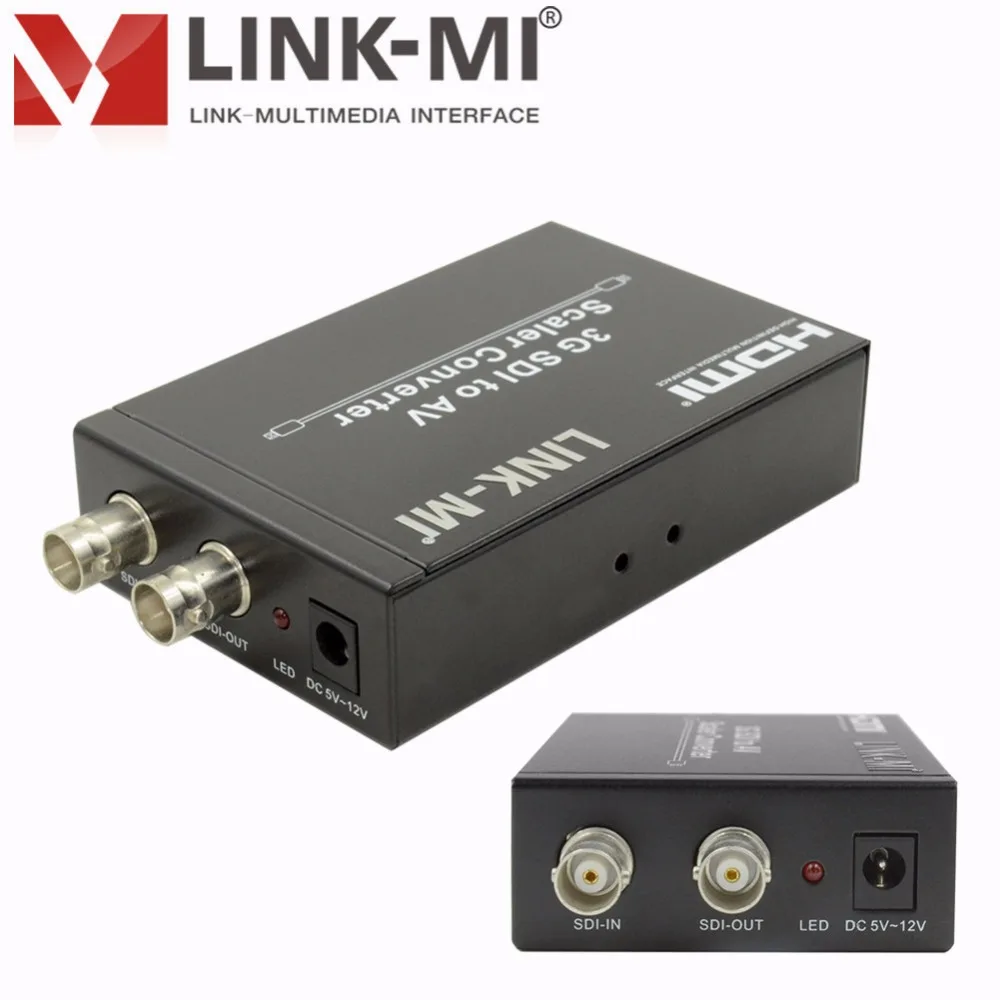 Фото LINK-MI SDI-AV преобразователь HD/SD/3G-SDI-CVBS, передача видео и звука, 2-сторонний SDI-сплиттер для монитора, дисплея камеры №3
