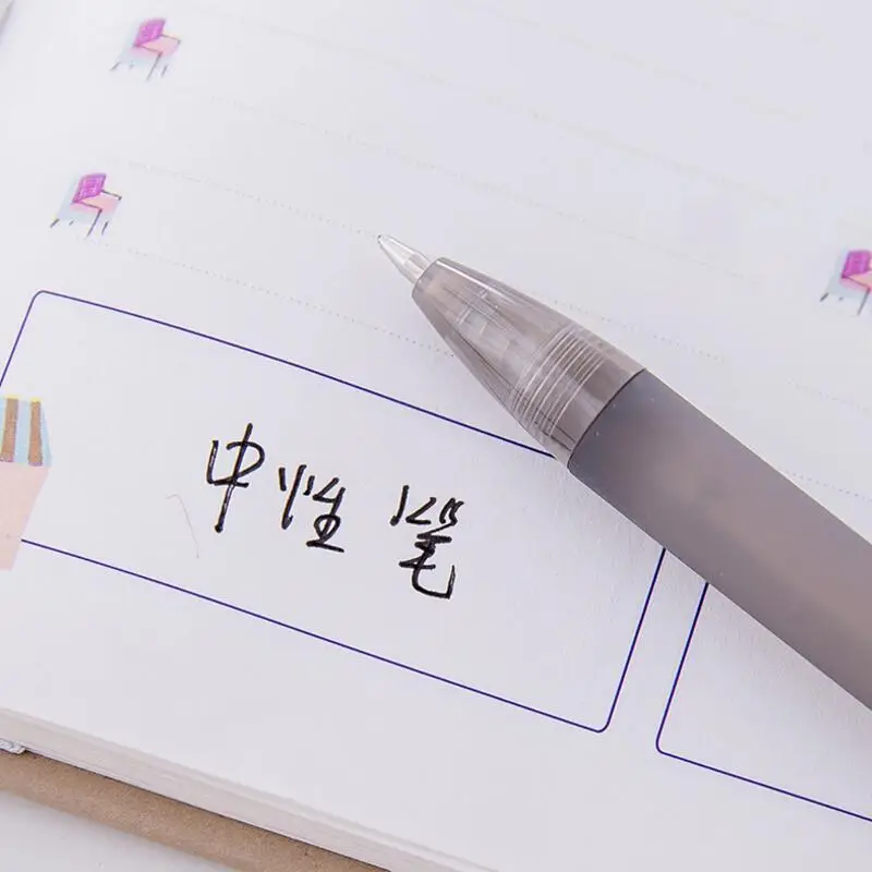 Милые матовые пластиковые гелевые ручки Kawaii 0 5 мм милые маркер макарон ручка для