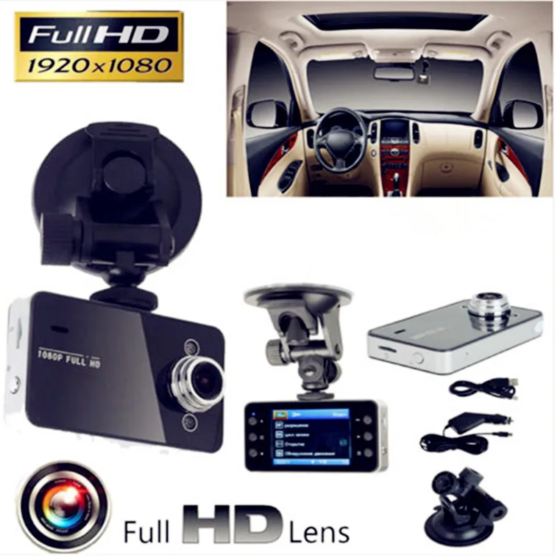 K6000 DVR/Dash камера Full HD 1080P ультра широкий угол ночного видения 2 7 дюймов DVR