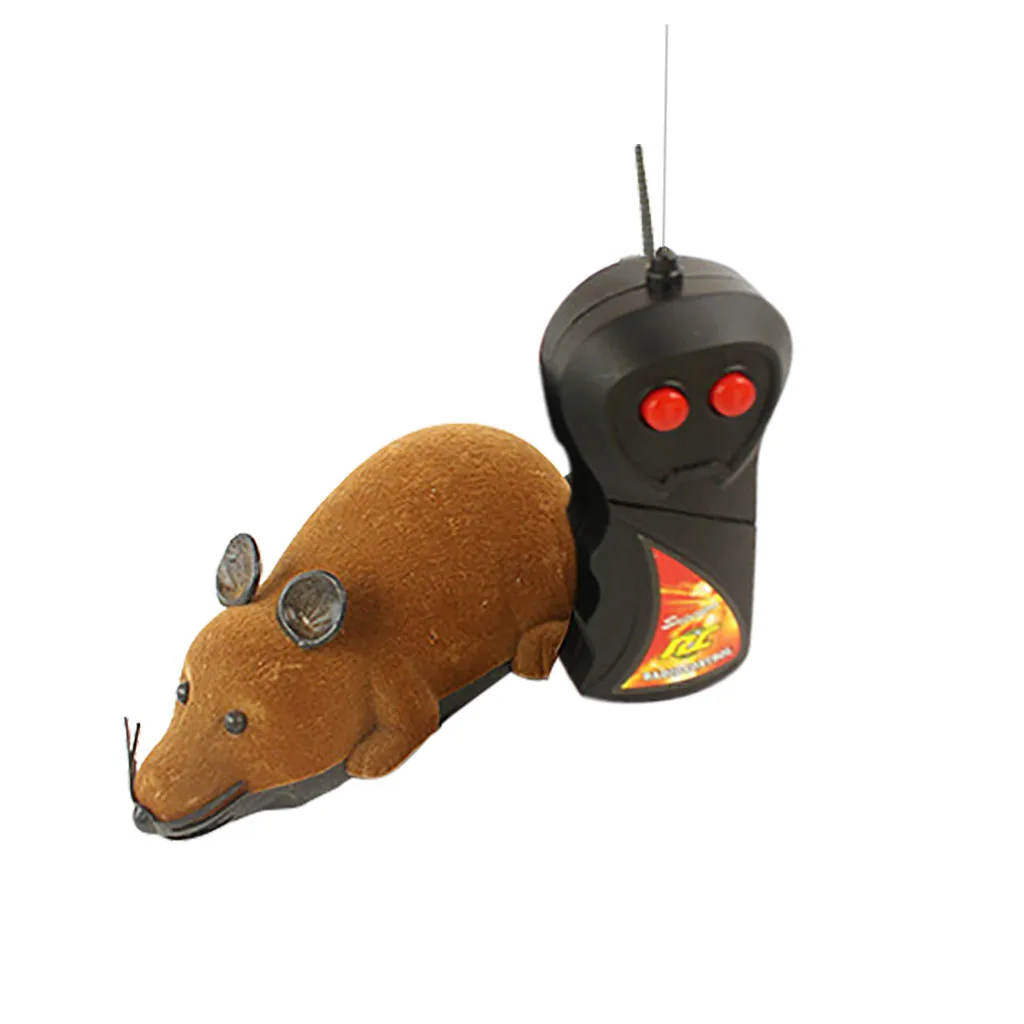 Забавная игрушка для кошек мышь с беспроводным пультом дистанционного