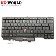 New Original LA Latin Spain Backlit Keyboard for Lenovo Thinkpad X1 Carbon 5th 6th Gen Laptop Teclado 01ER667 SN20M08075