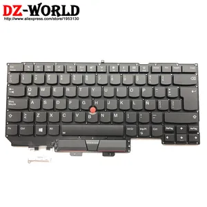 Новая Оригинальная клавиатура с подсветкой для ноутбука Lenovo Thinkpad X1 Carbon 5th 6th Gen Teclado 01ER667 SN20M08075