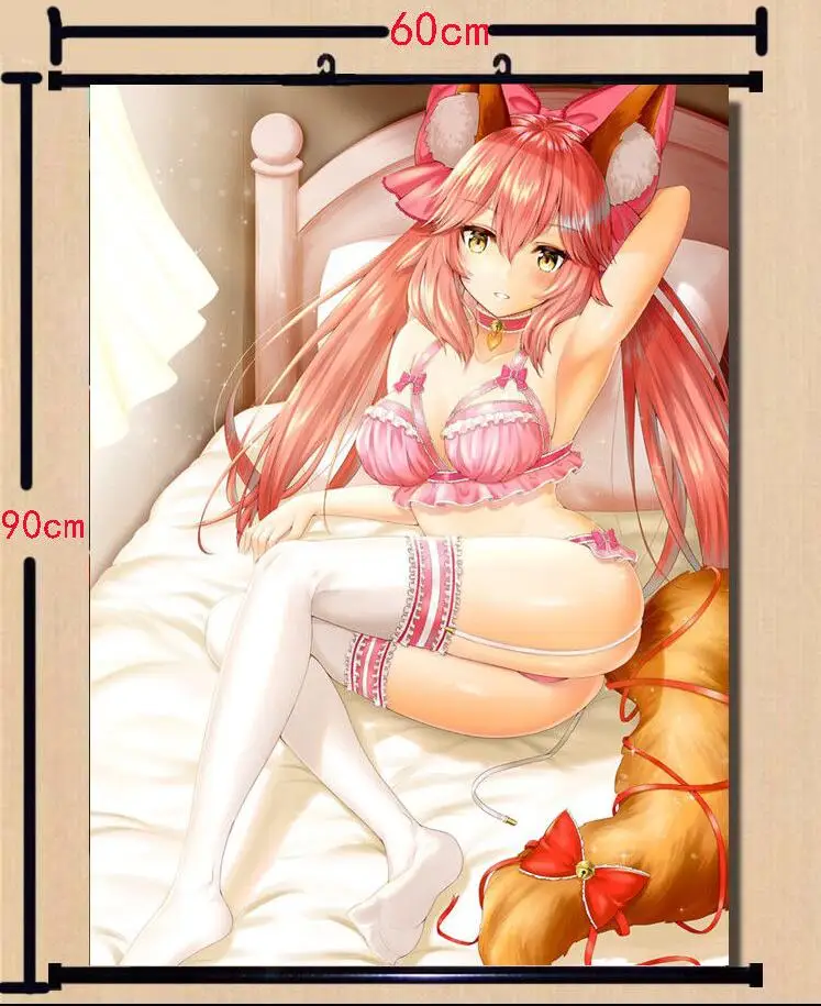Аниме плакат судьба Tamamo без mae прокрутки изготовленный на заказ домашний Декор Cos
