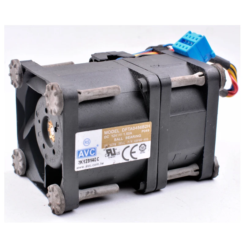Оригинальный охлаждающий вентилятор DFTA0456B2H 4 см 40x40x56 мм 4056 12 В а PowerEdge R320 R420 G8KHX 4DF6K